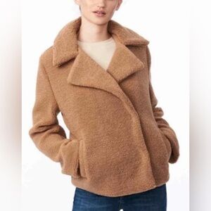 NWOT Collection B Women’s Sherpa Faux Fur Teddy Coat in Brown Size XL